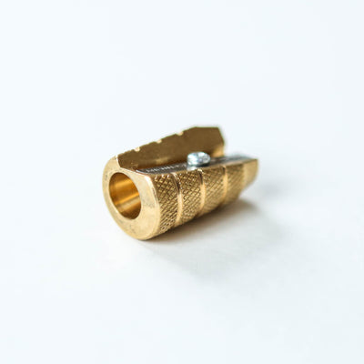 M + R Deluxe 'Grenade' Brass Sharpener