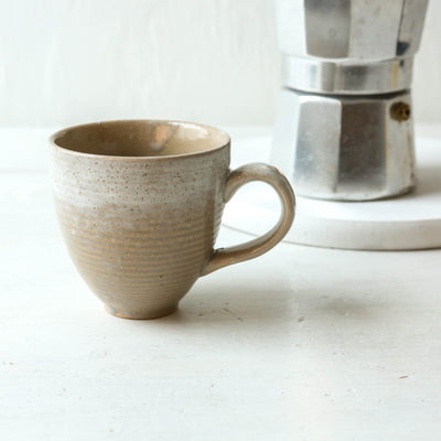 Taupe Stoneware Cup