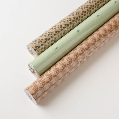 Three Rolls of Christmas Gift Wrap - Multi Patterns