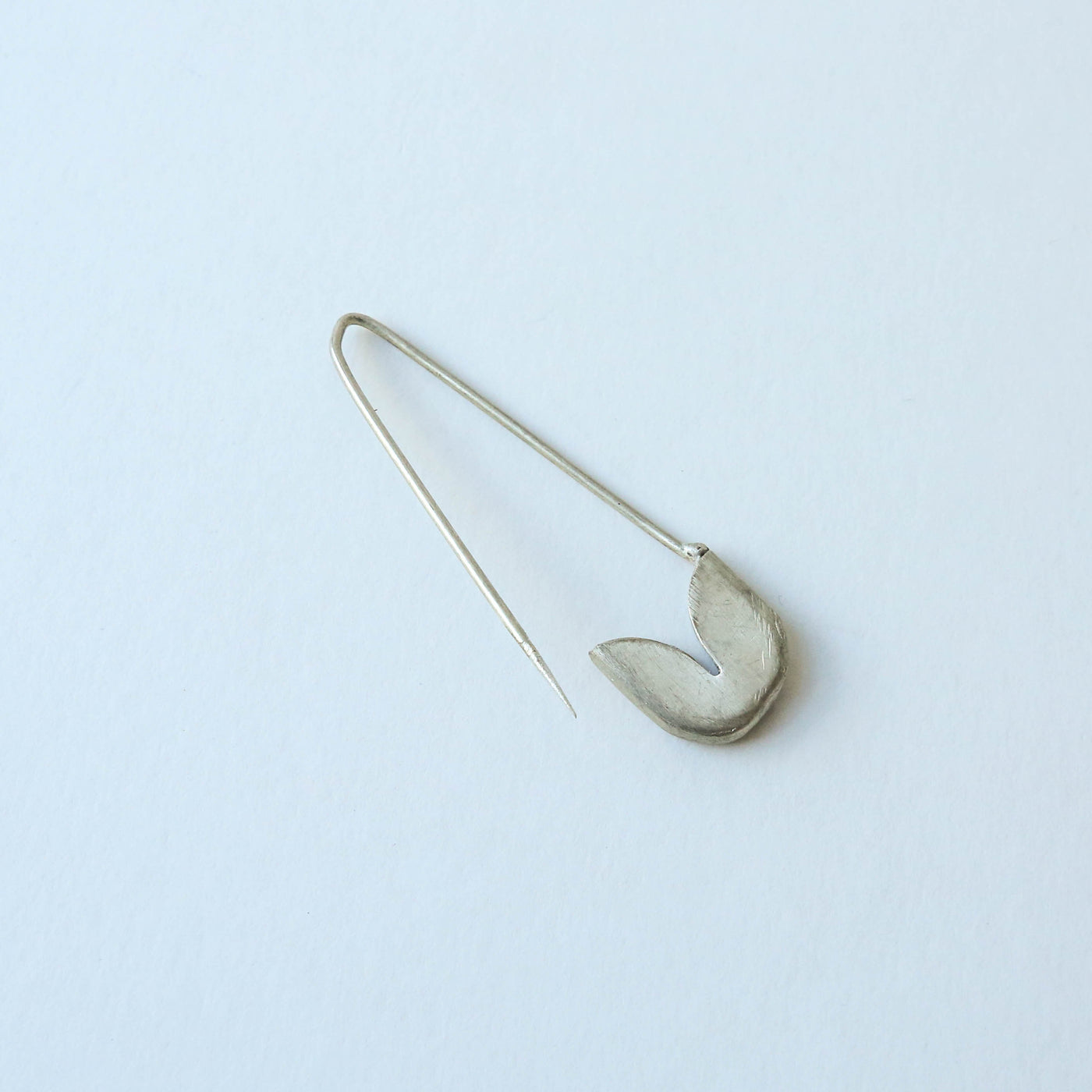 7.5cm Silver Scarf Pin