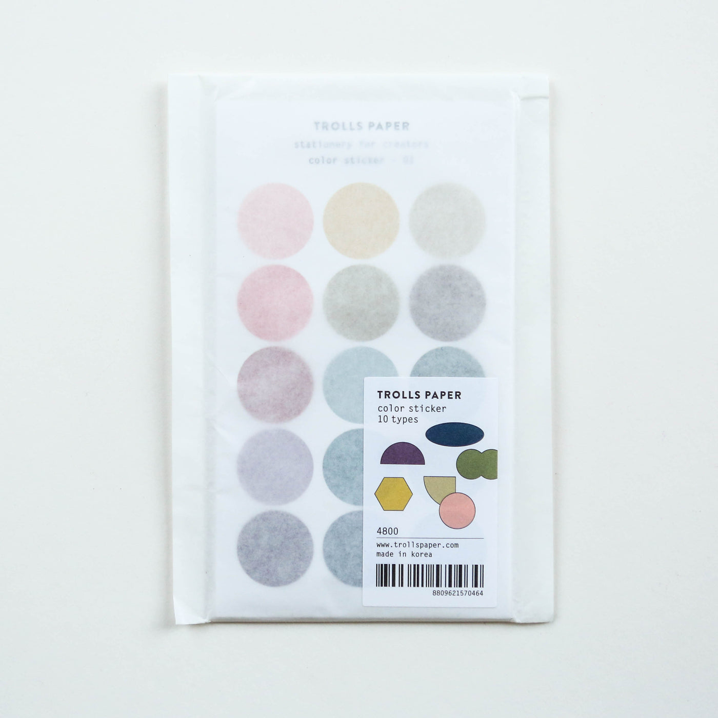 Muted Stickers - 10 sheets