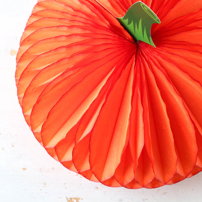 Honeycomb Halloween Pumpkin - 30cm
