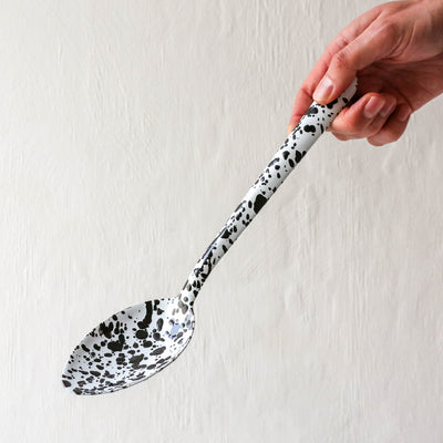 Splatter Enamel Serving Spoon