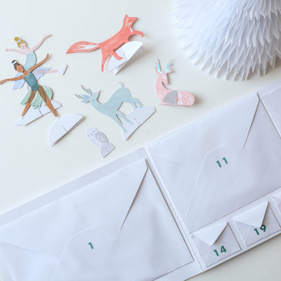 Winter Wonderland Paper Craft Advent Calendar