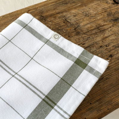 Pair of Chef Tea Towels - Green