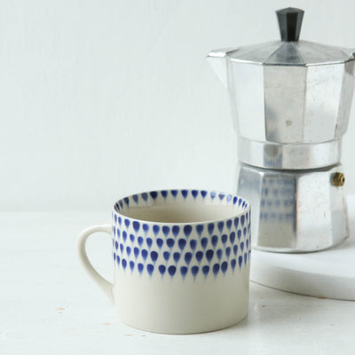 Drop Ceramic Mug - Small Indigo
