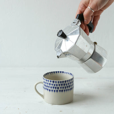 Drop Ceramic Mug - Small Indigo