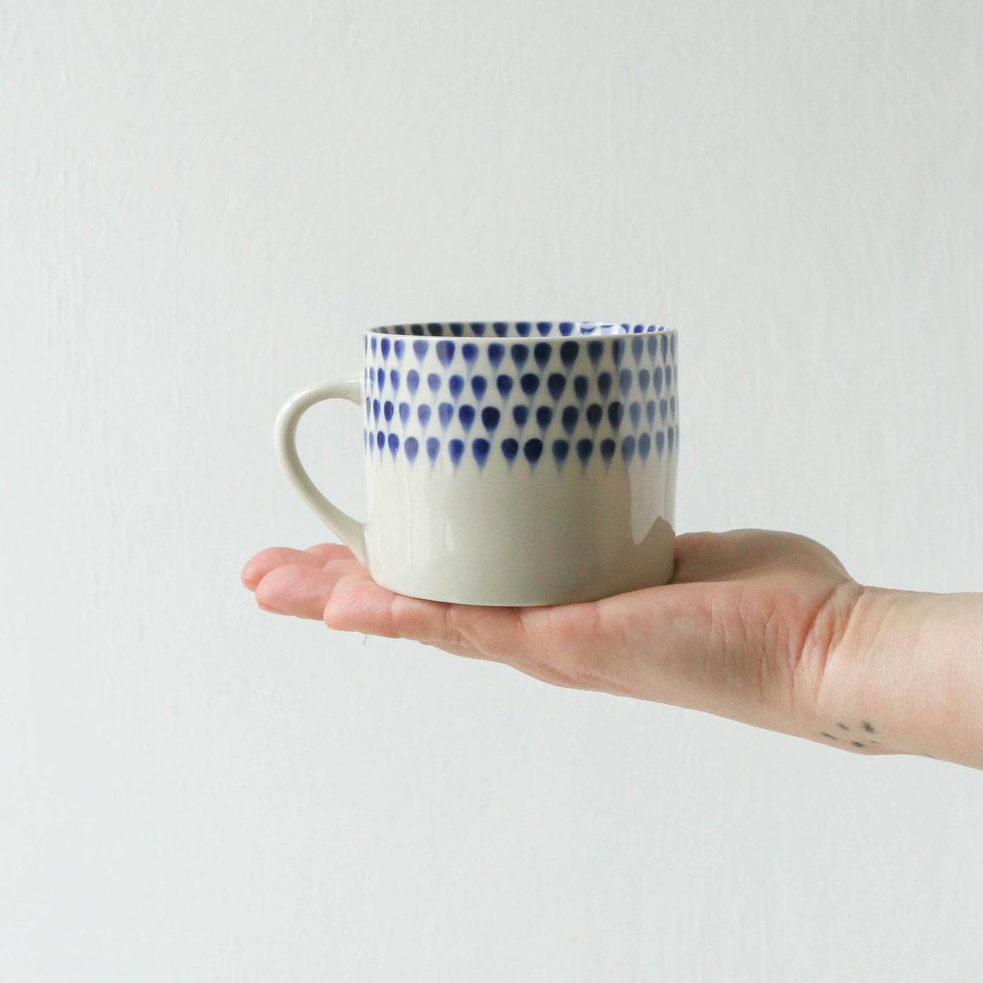 Drop Ceramic Mug - Small Indigo