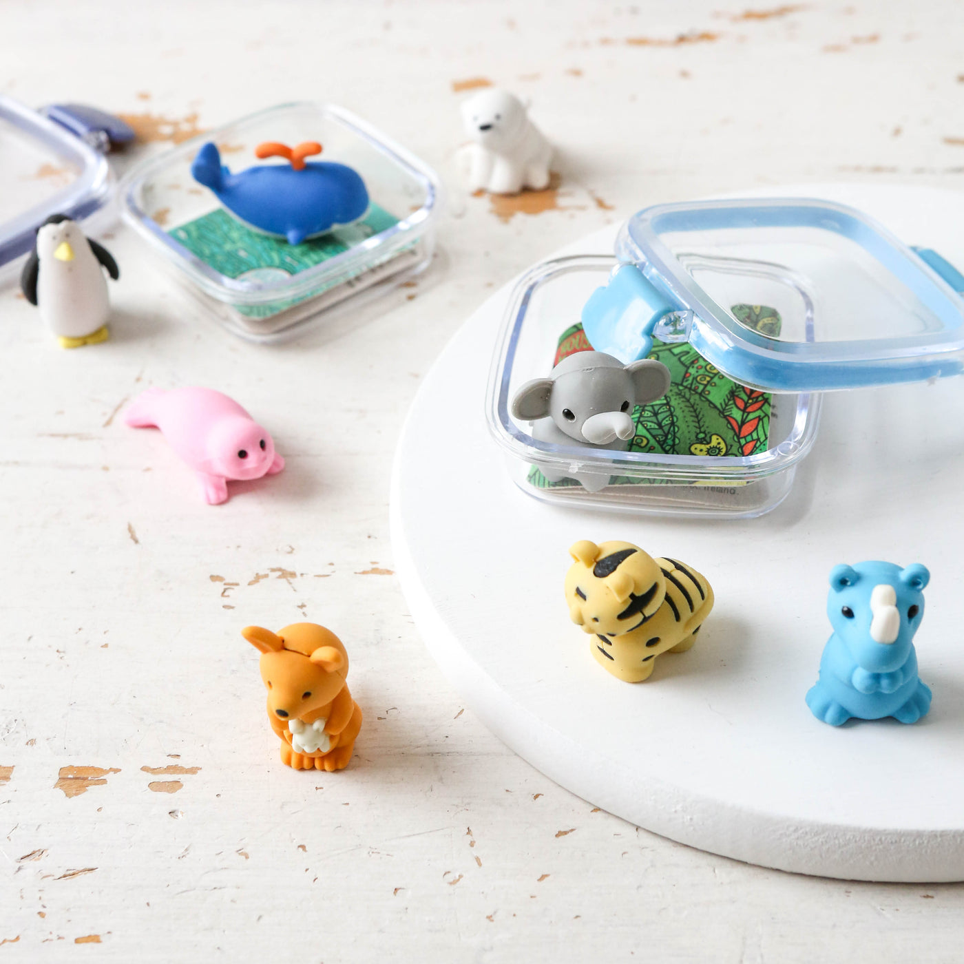 Animal Friends Eraser Set