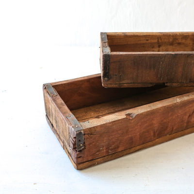 Recycled Wooden Box - Oblong