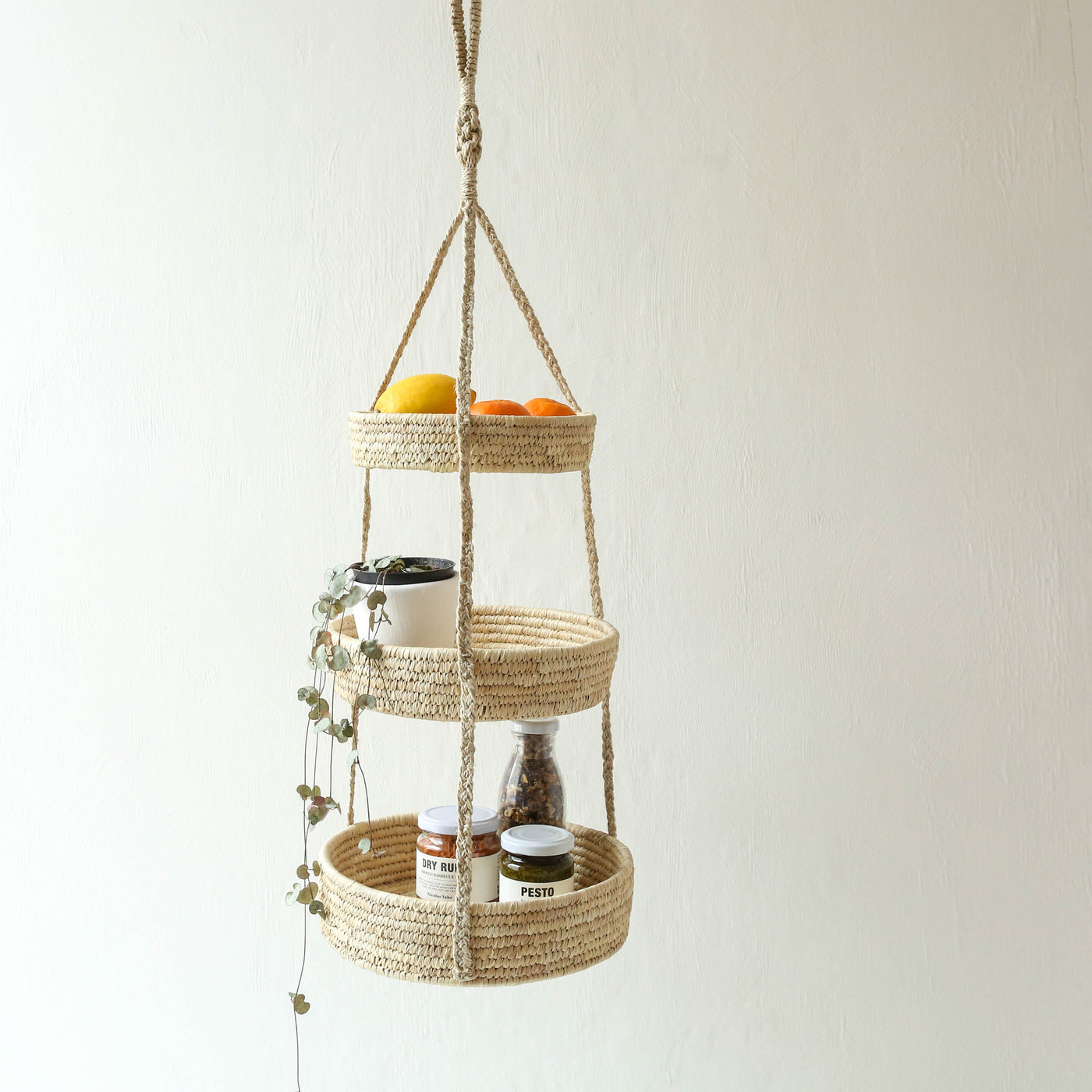 Palm Triple Basket