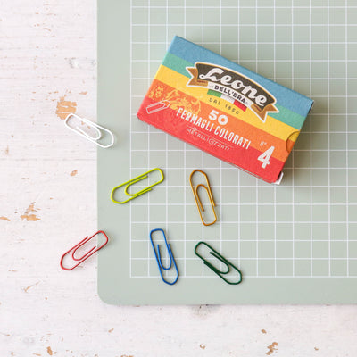 Multicolour Paperclips by Leone Dell'Era