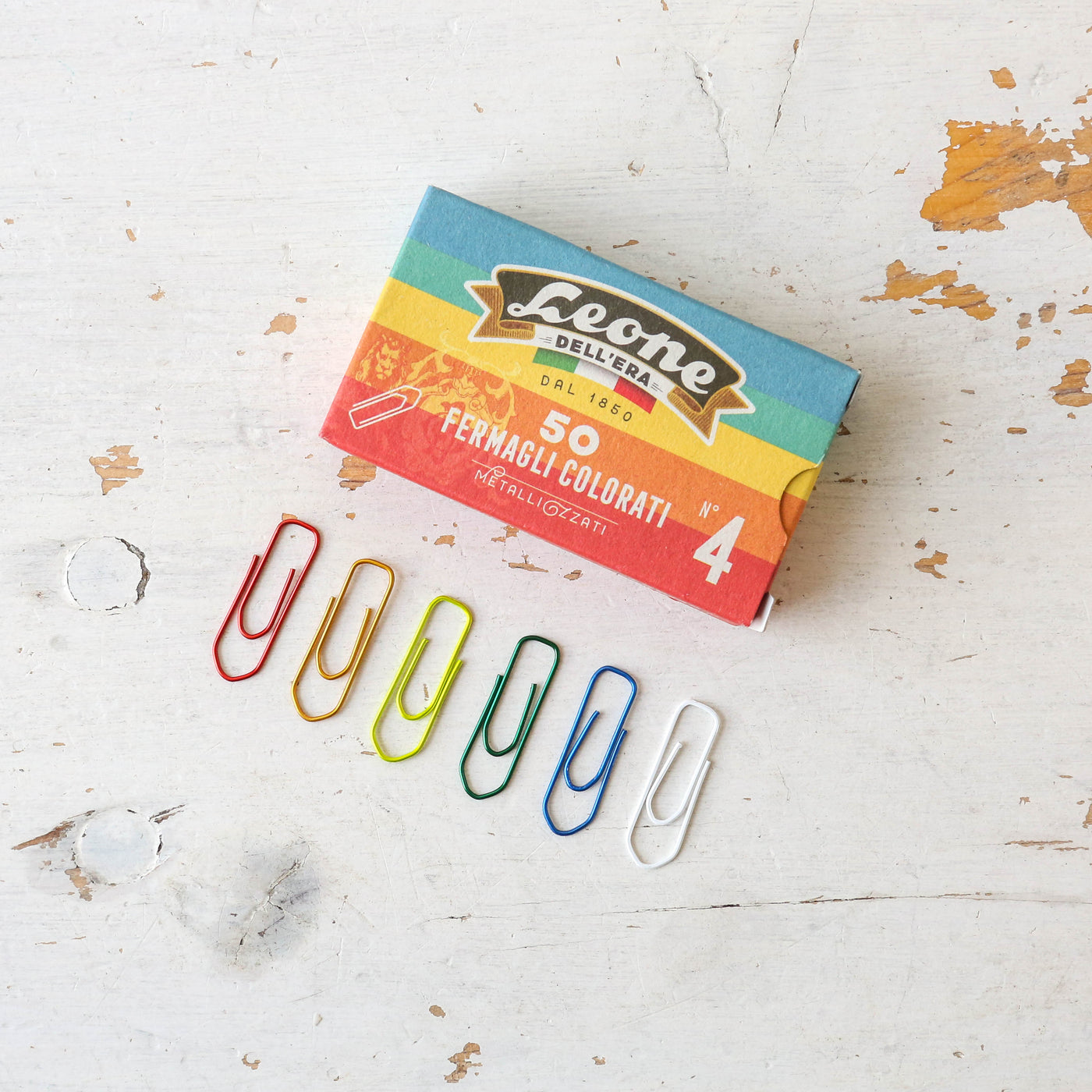 Multicolour Paperclips by Leone Dell'Era