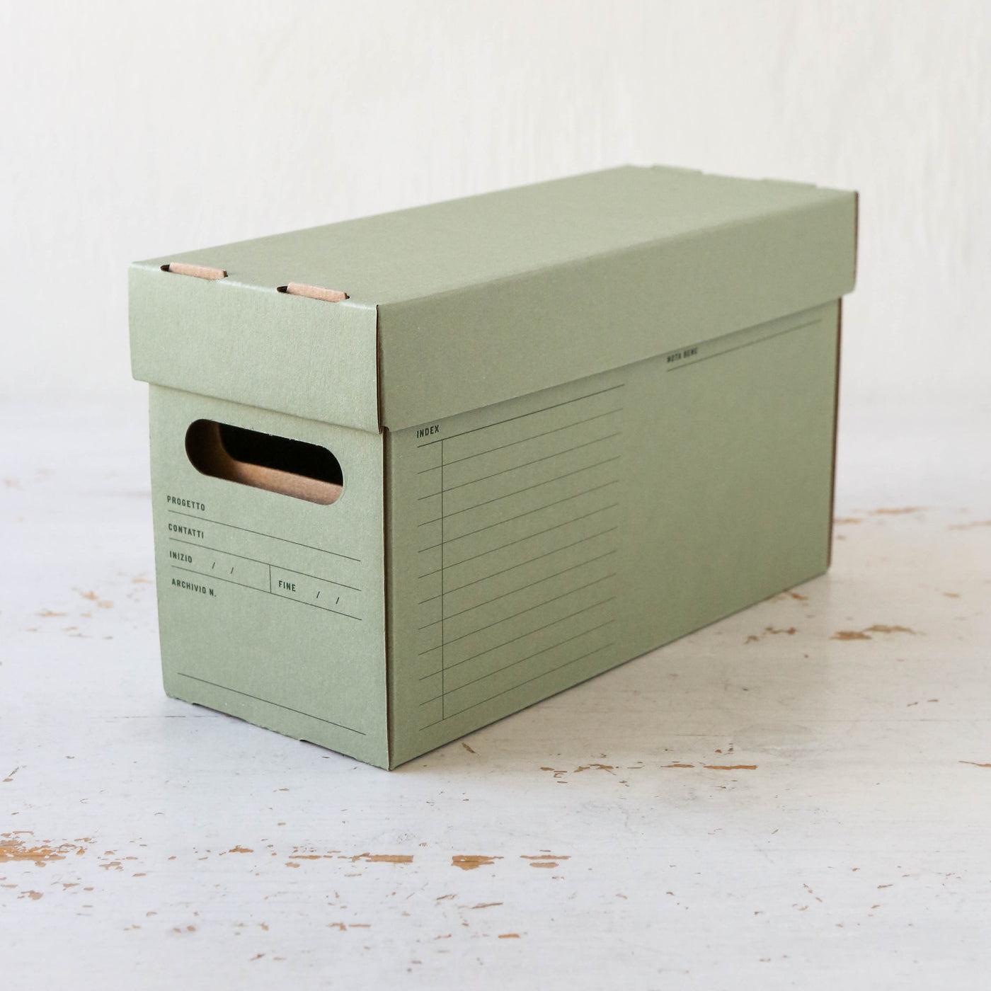 Archive Storage Cardboard Box - A7 Memo Cards