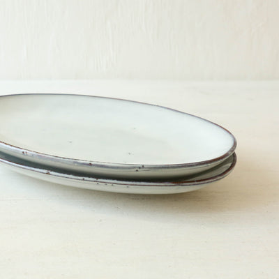 Nordic Sand Oval Plate - Small