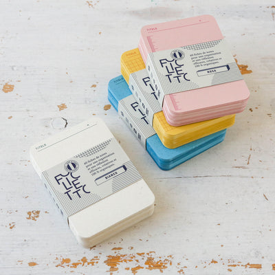 A7 Deck of 60 Memo Cards - Solid Colours