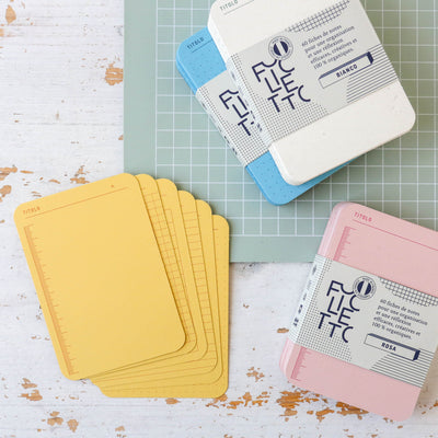 A7 Deck of 60 Memo Cards - Solid Colours