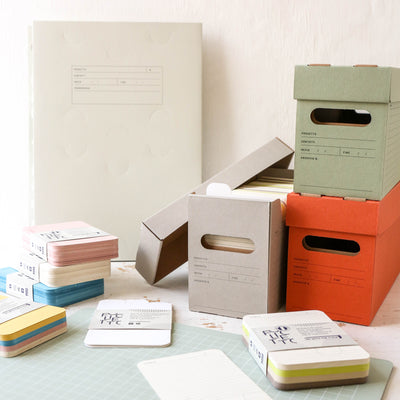 Archive Storage Cardboard Box - A7 Memo Cards