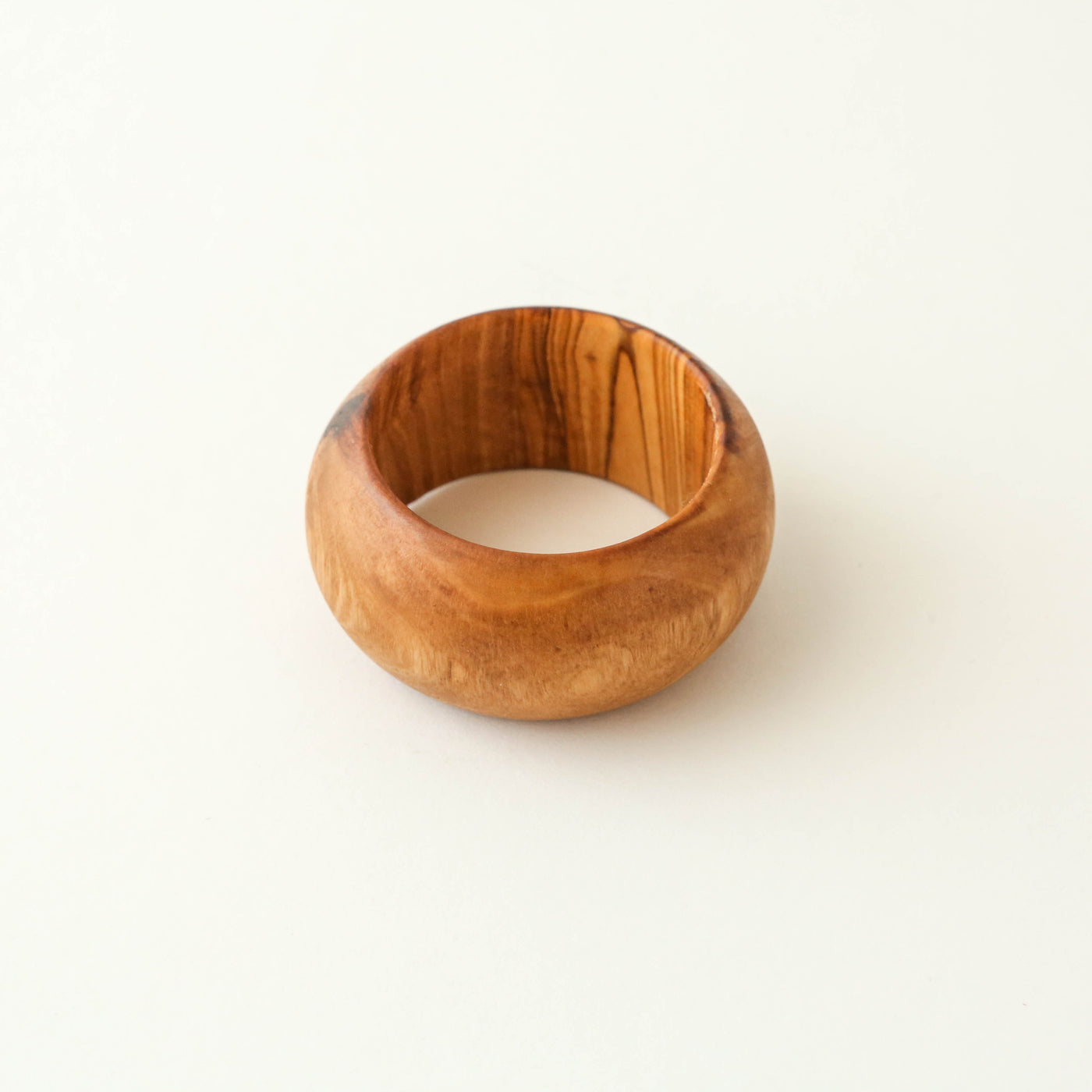 A Pair of Olive Wood Napkin Rings