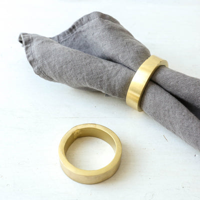 A Pair of 'Circle' Napkin Rings