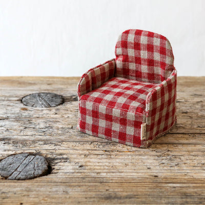 Maileg Chair for Mouse - Red