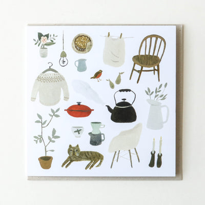 A Calm Morning at Home Card