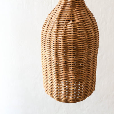 Braided Lampshade Bottle Natural