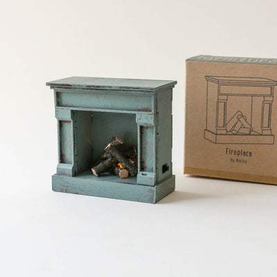 Maileg Fireplace - Blue