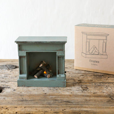 Maileg Fireplace - Blue