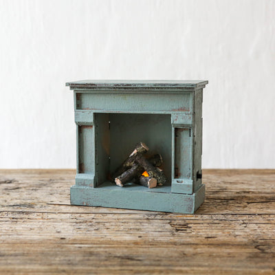 Maileg Fireplace - Blue
