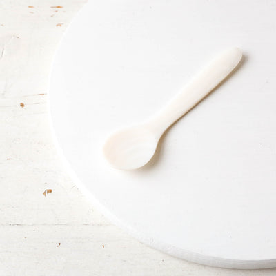 Sea Shell Teaspoon - White