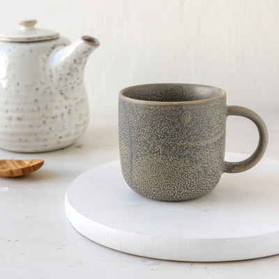 Kendra Stoneware Cup - Grey