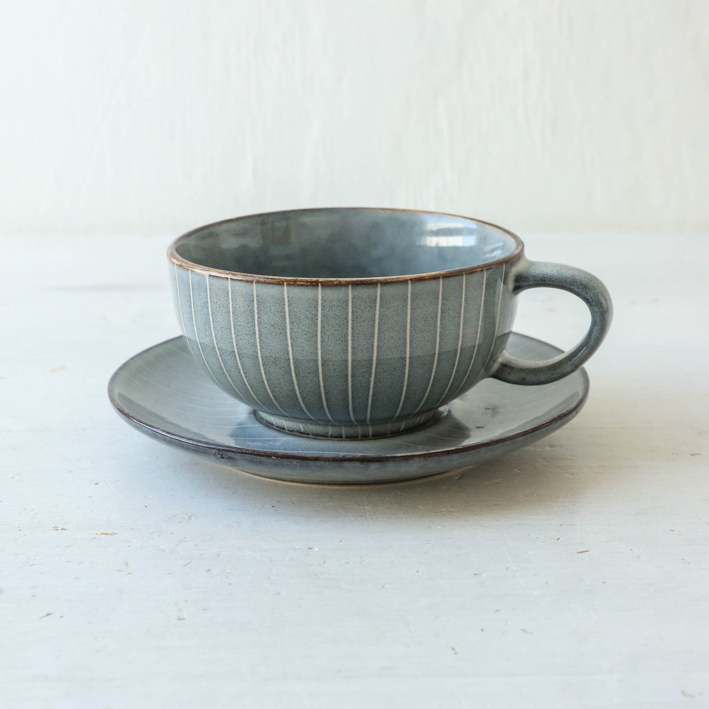 Nordic Sea Cup with Saucer - Large