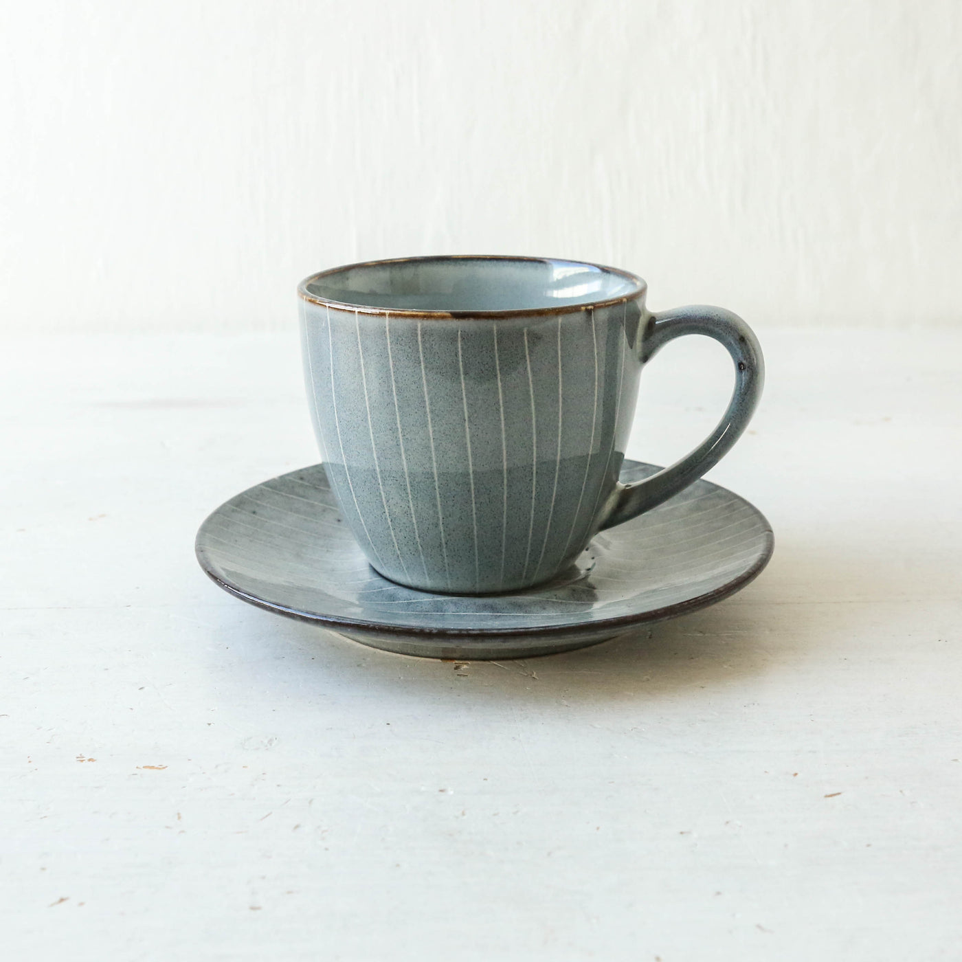 Nordic Sea Cup with Saucer - Small