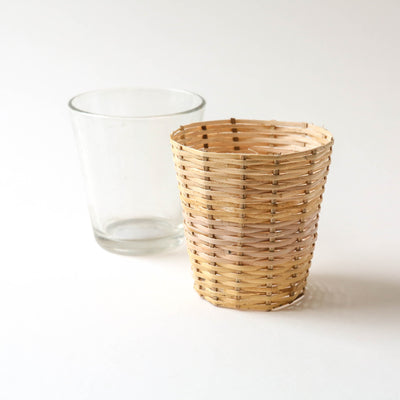 Rattan Covered Planter