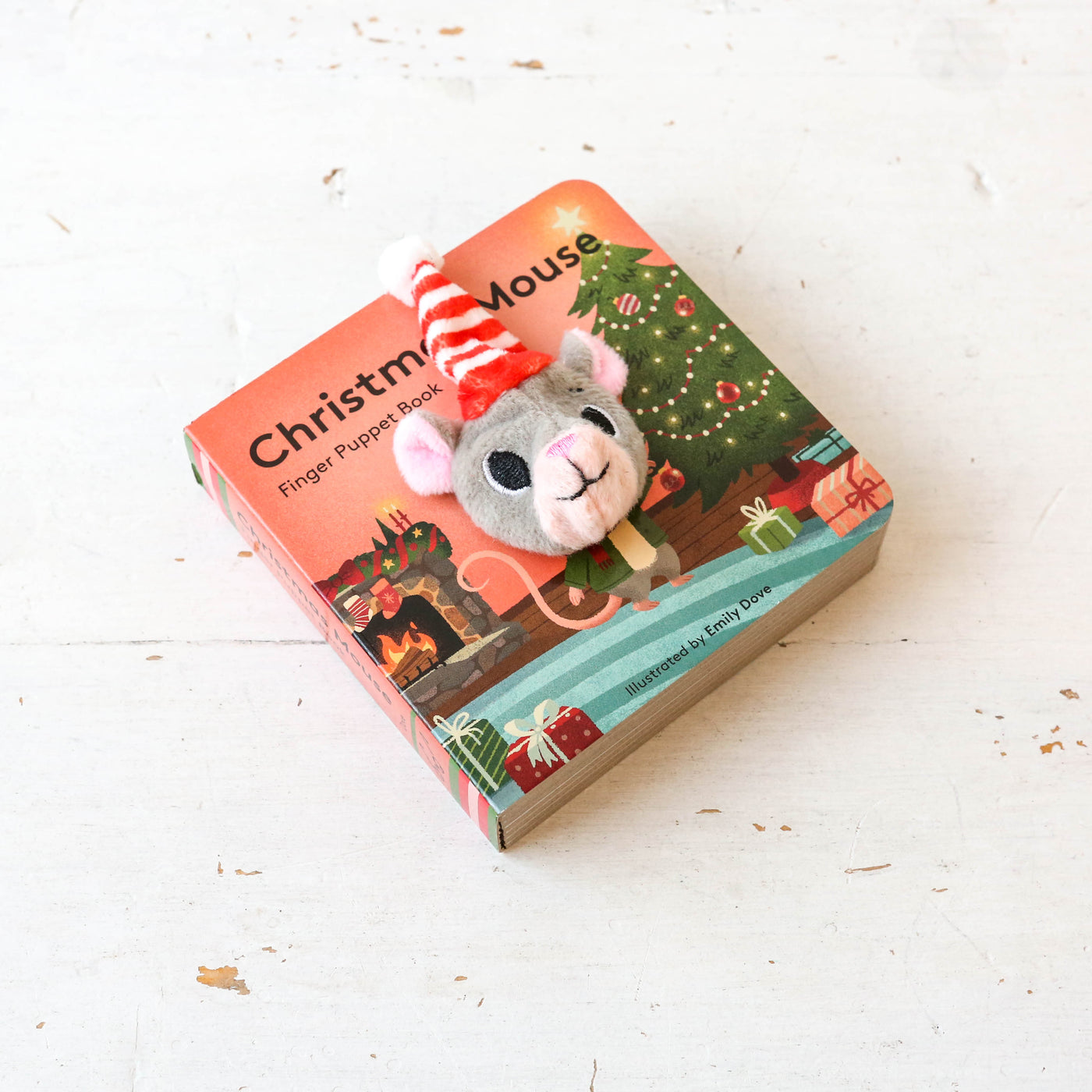Finger Puppet Board Book - Christmas Mouse