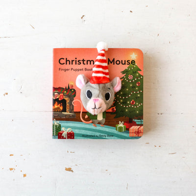Finger Puppet Board Book - Christmas Mouse