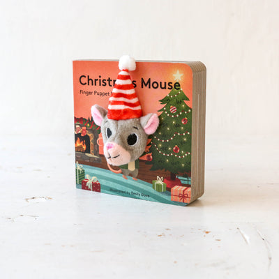 Finger Puppet Board Book - Christmas Mouse
