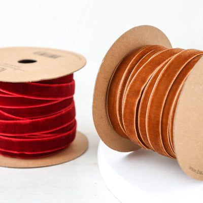 Velvet Ribbon on Spool - 10m