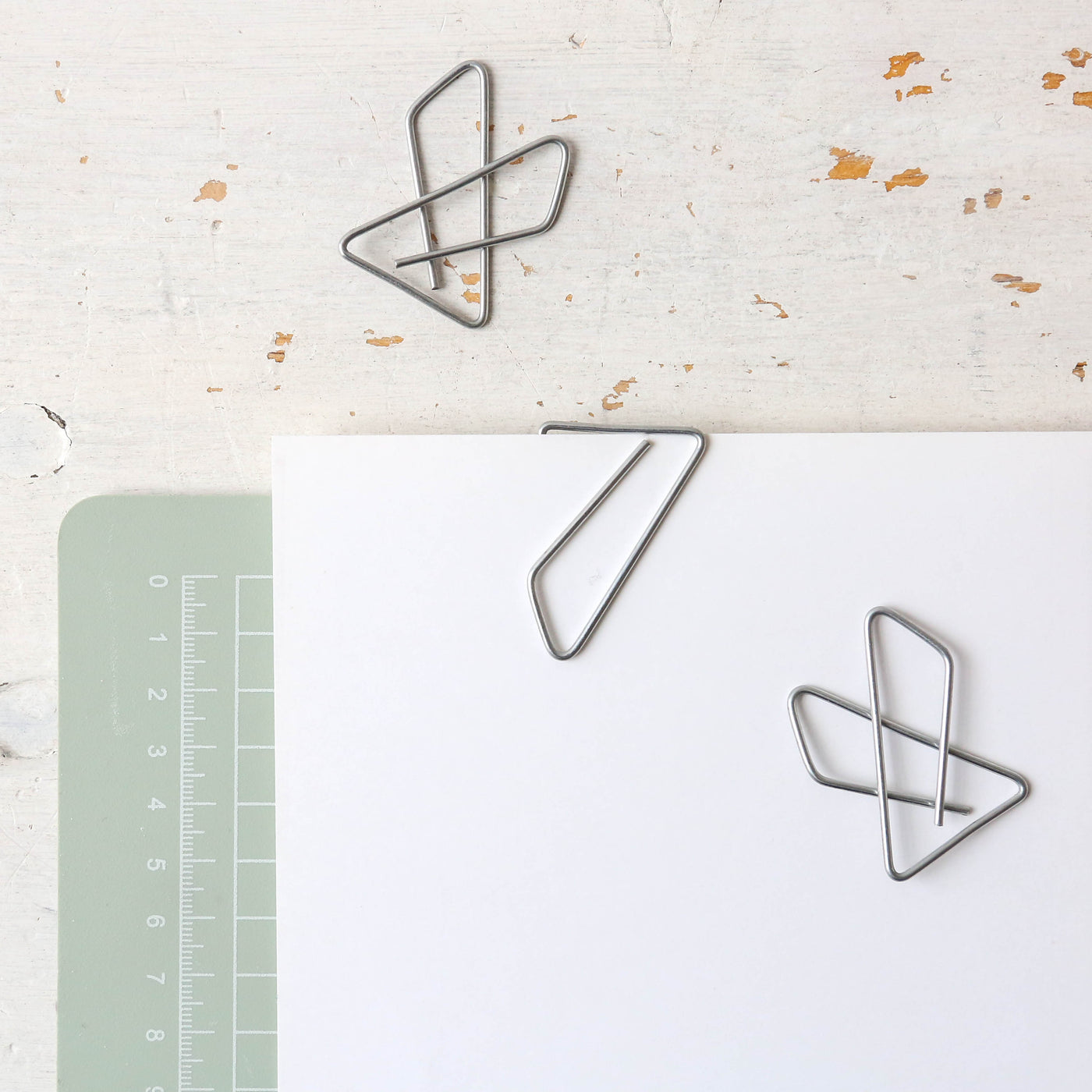 Silver Butterfly Paper Clip