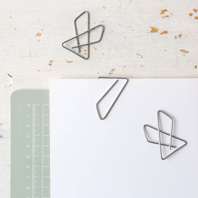 Silver Butterfly Paper Clip