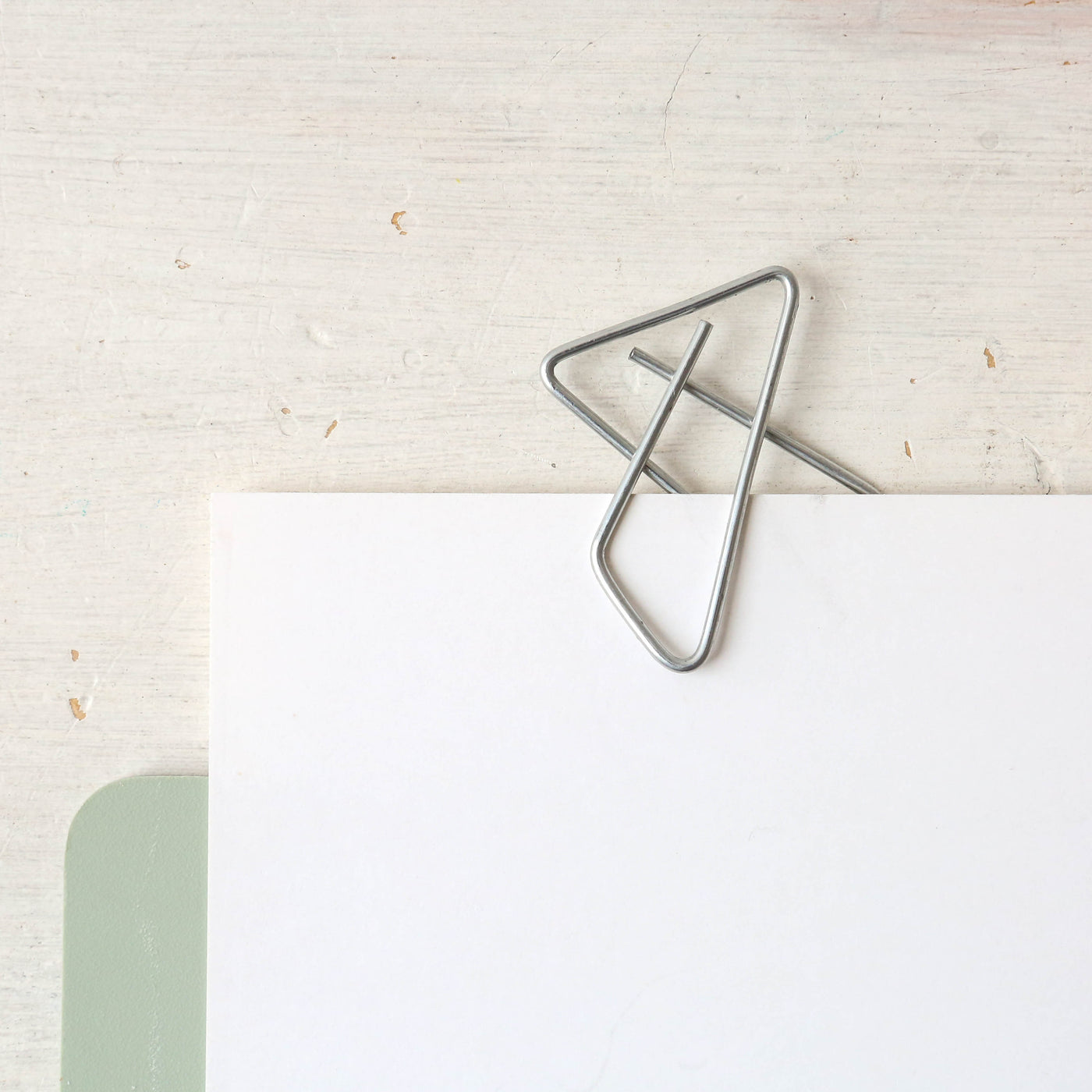 Silver Butterfly Paper Clip