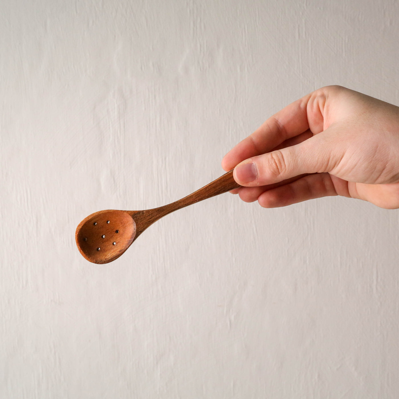 Acacia Wood Spoon with Holes