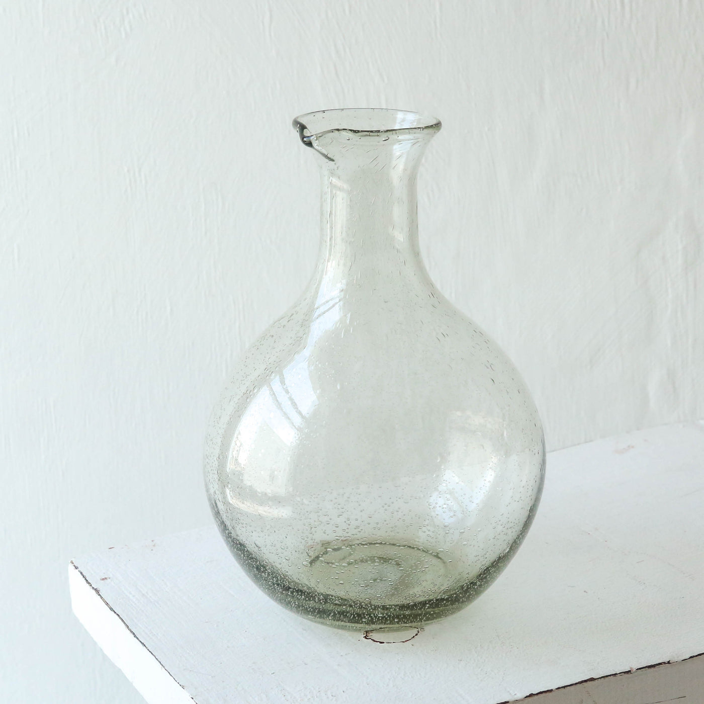 Handmade Glass Jug - Green