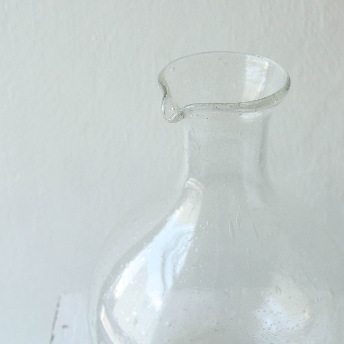 Handmade Glass Jug - Clear