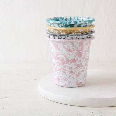 SALE Splatter Enamel 10oz Short Tumbler