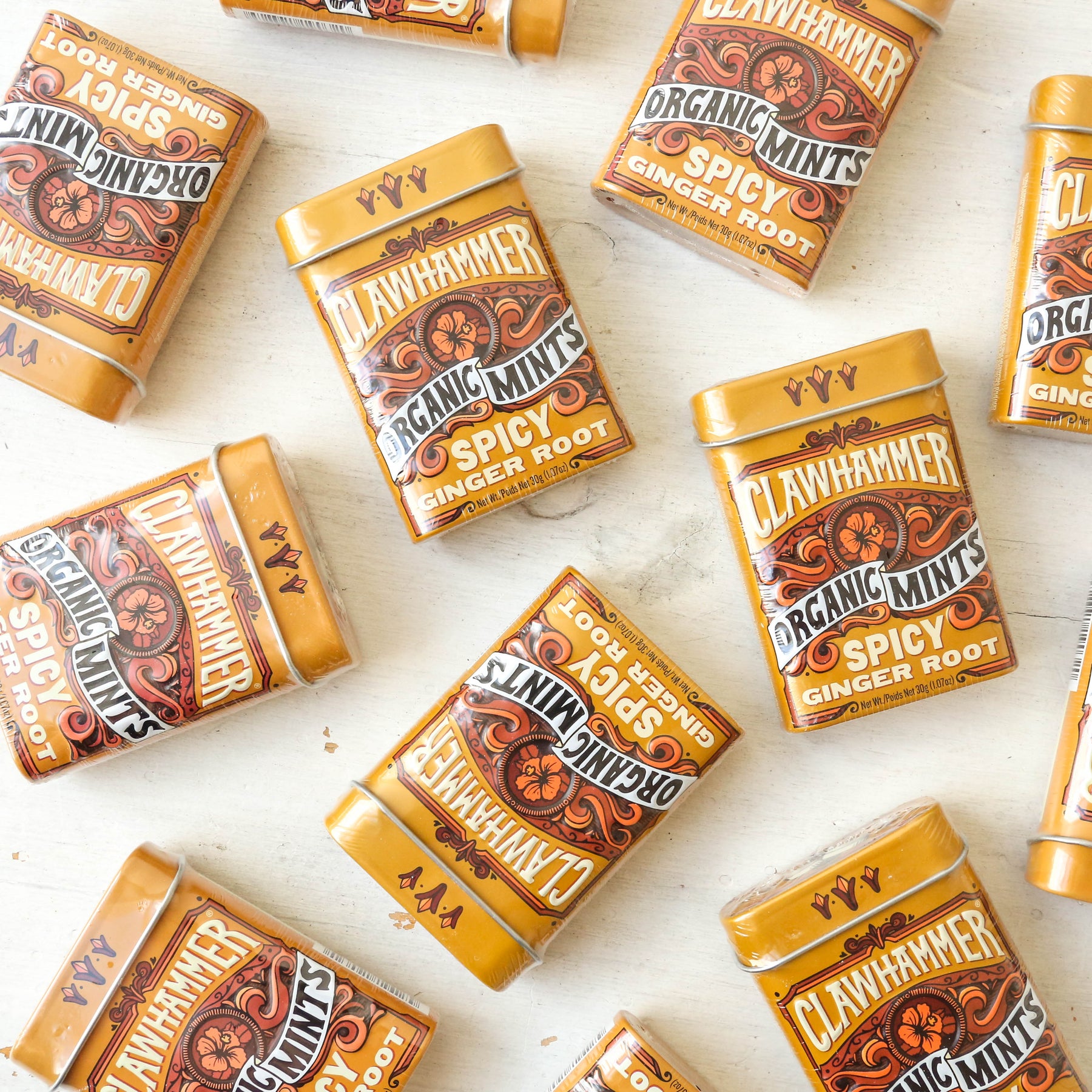 Clawhammer Organic Mints Spicy Ginger Root Berylune