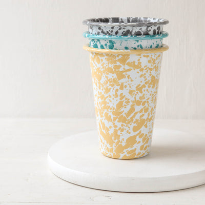 SALE Splatter Enamel 14oz Tall Tumbler