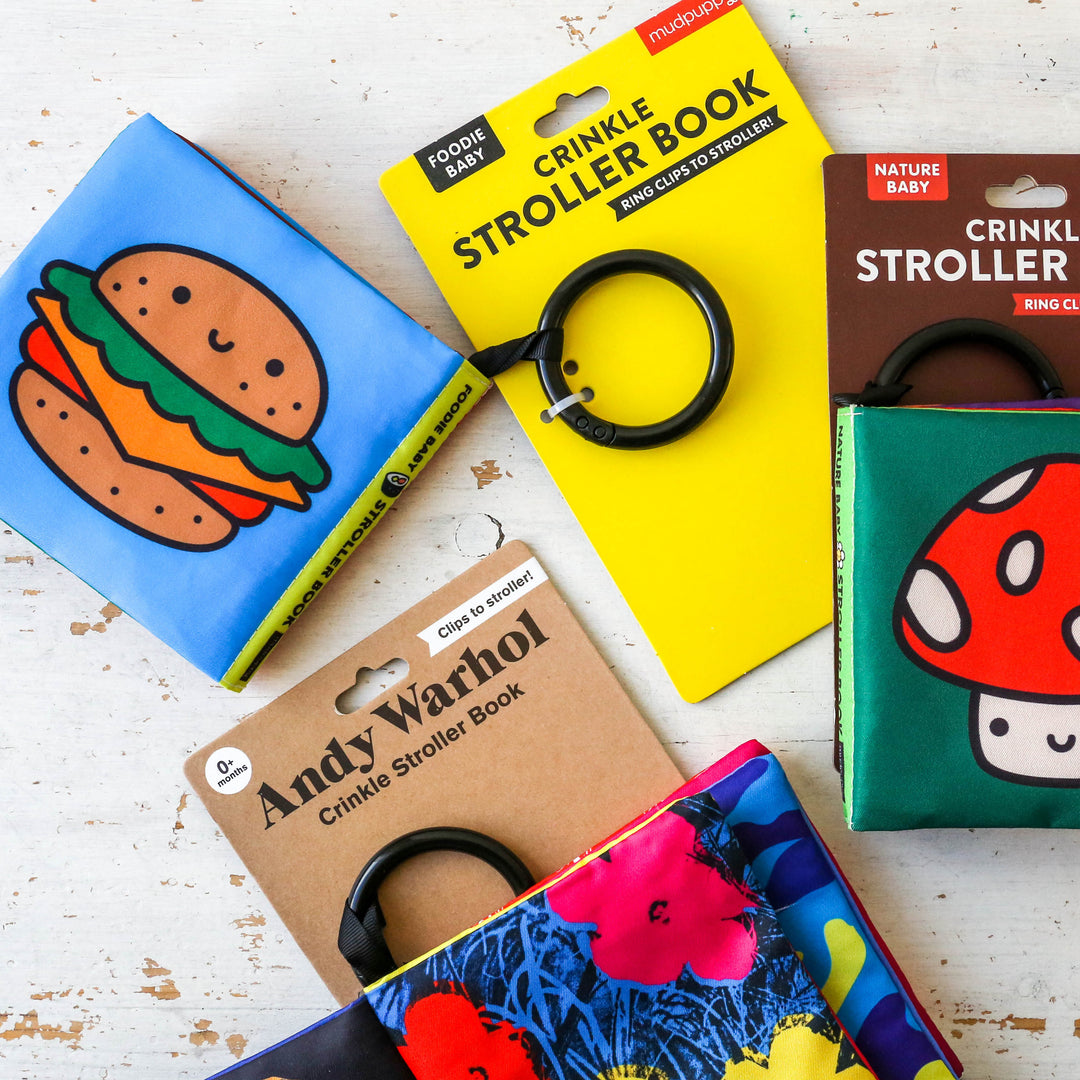 Crinkle Fabric Stroller Book – Berylune - Main Image