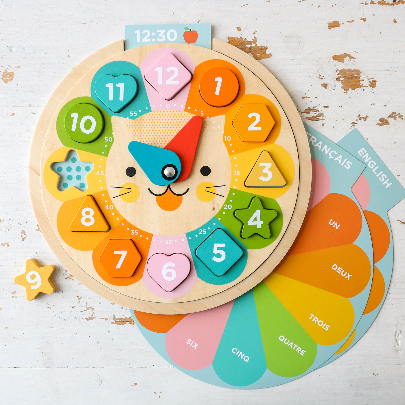 Wooden Learning Clock